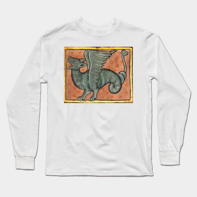 A Winged Dragon Long Sleeve T-Shirt by graphics